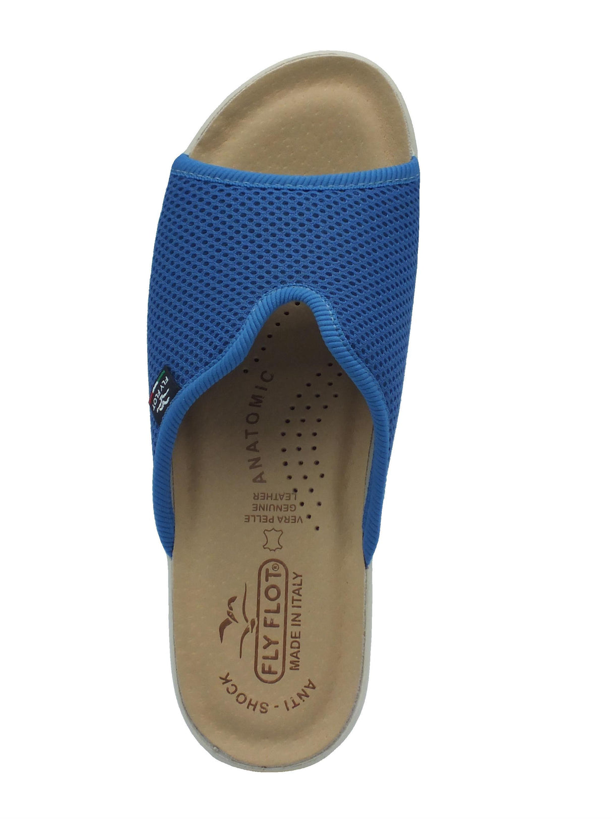 FlyFlot FlyFlot T4 429 FE Avio Ciabatte per Donna in tessuto elasticizzato con sottopiede antishock Avio