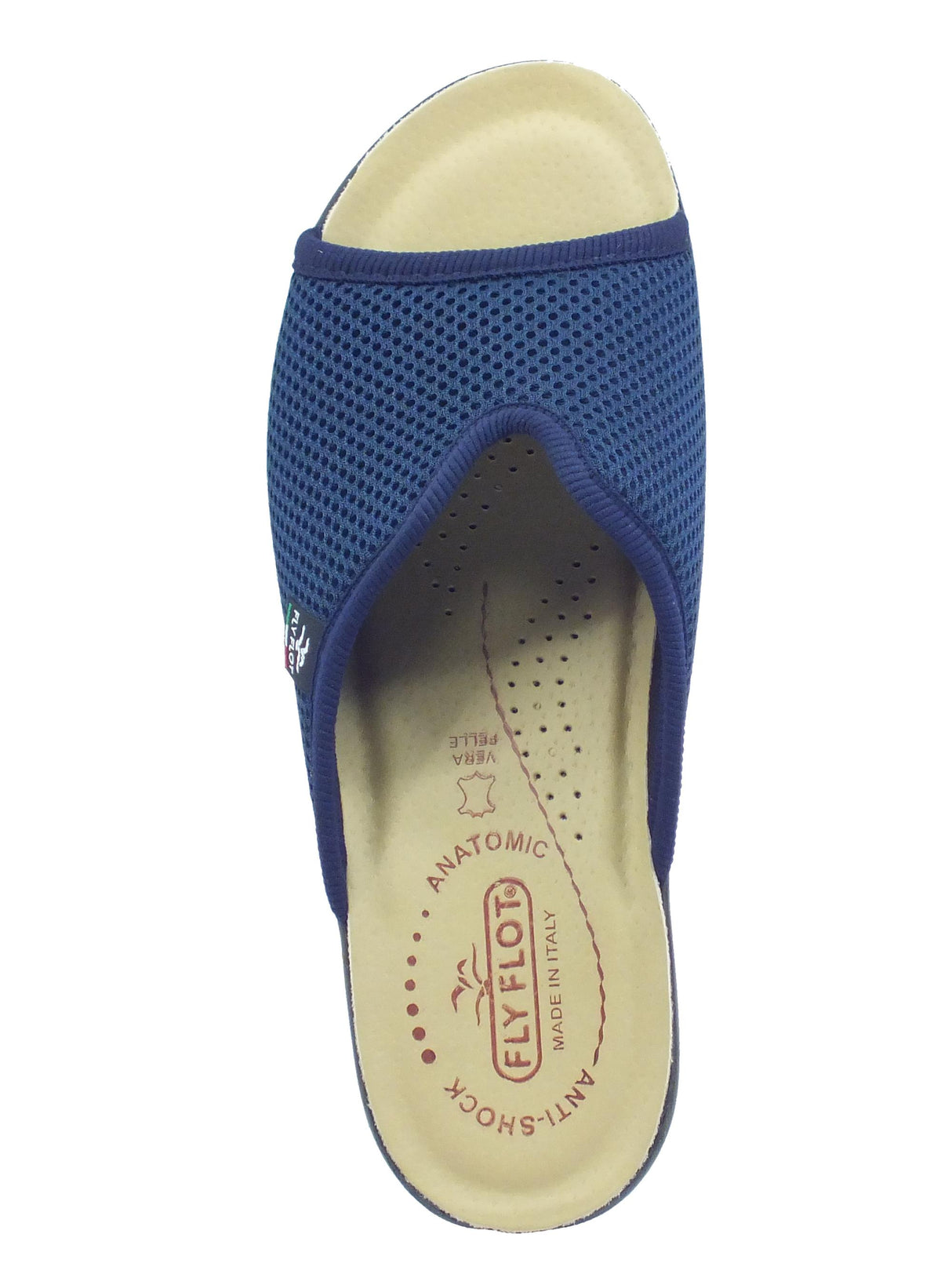 Fly Flot FlyFlot T4 429 FE Blu Ciabatte per Donna in tessuto elasticizzato con sottopiede antishock Blu