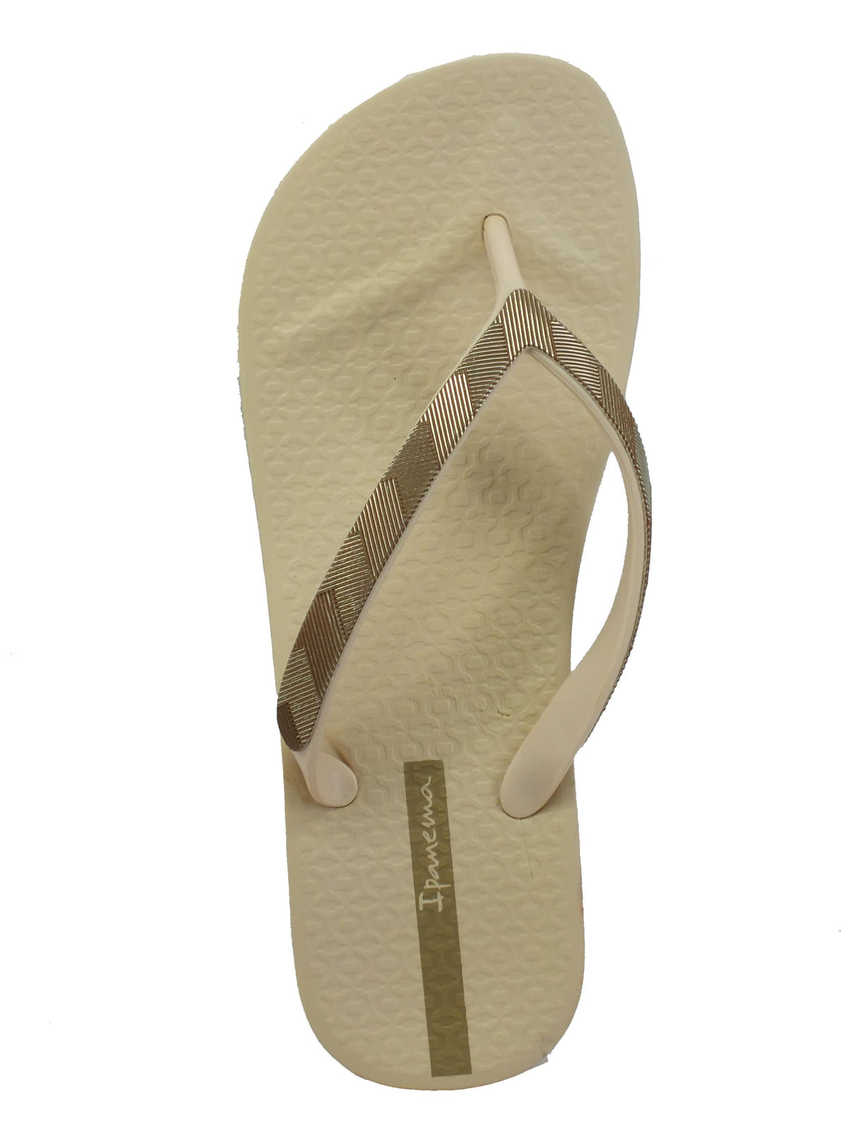 Ipanema Ipanema 83175 Ipanema Mesh Plat Fem Beige Infradito con zeppa bassa per Donna in gomma Beige