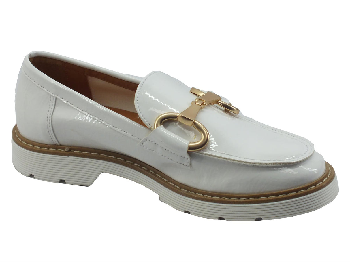 Nacrèe Nacrèe 765002 Napl Bianco Mocassini eleganti per Donna in venice Bianco