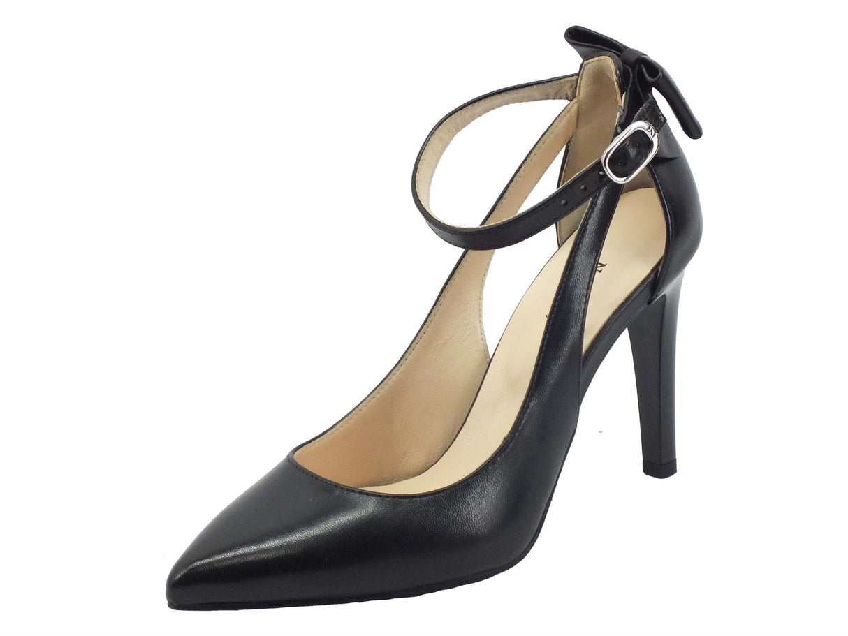 Nero Giardini NeroGiardini E211072DE Nappa Nero Decoltè eleganti per Donna in pelle tacco alto Nero