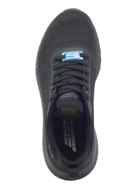 Skechers Skechers Bobs Sport 117209 Face Off Black Scarpe Sportive per Donna in tessuto Black