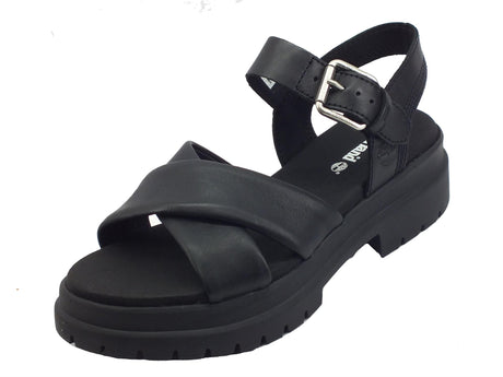 Timberland Timberland 0A2QVJ London Vibe Black Full Grain Sandali per Donna in pelle nero