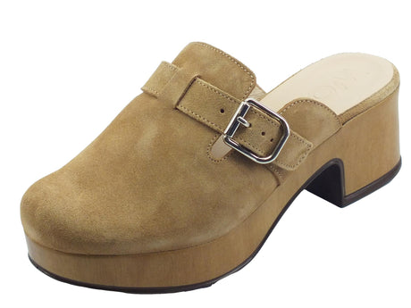 Wonders Wonders D-9503-P Trend Sand Sandali per Donna in nabuk sabbia con tacco basso Sand