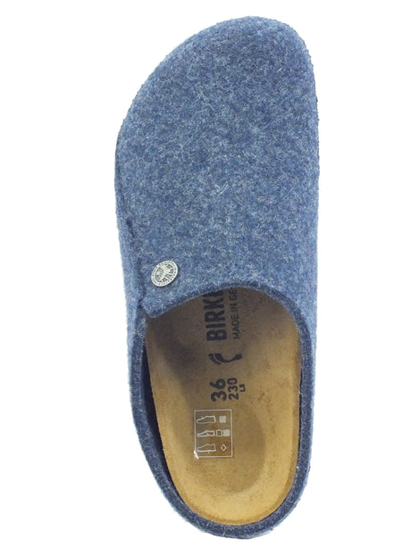Birkenstock Birkenstock 1017523 Zermatt Rivet Dark Blue Ciabatte per Donna in lana cotta Blue