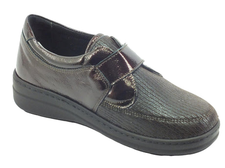 Cinzia Soft Cinzia Soft IM54018MVV Testa di Moro Sneakers Confort per Donna pelle doppia chiusura lampo Testa di Moro