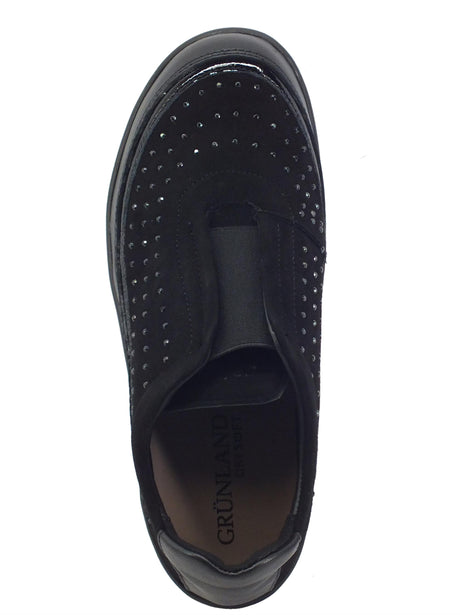 Grunland Grunland DAPE SC2572 Nero Scarpe confort per Donna in nabuk Nero