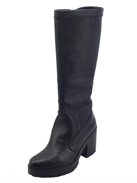 Igi&Co Igi&Co 2669000 Nappa Sint Nero Stivali per Donna in pelle ed ecopelle con lampo e tacco alto Nero