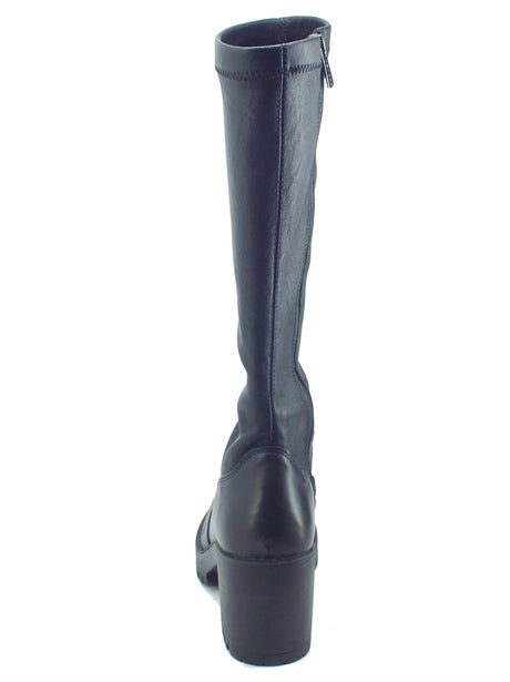 Igi&Co Igi&Co 2669000 Nappa Sint Nero Stivali per Donna in pelle ed ecopelle con lampo e tacco alto Nero