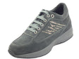 Lumberjack Lumberjack Raul SW01305 Dk Grey Sneakers per Donna in nabuk con zeppa bombata e strass Grey