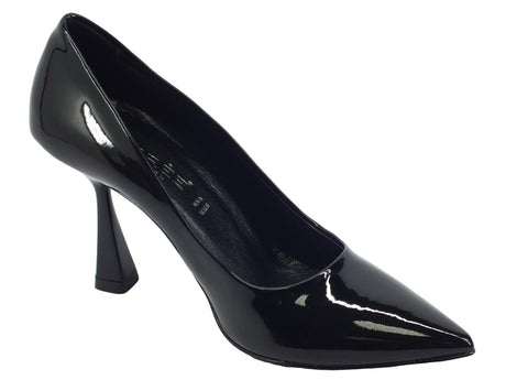 Nacrèe Nacrèe 410Y001 Vern Nero Decoltè eleganti per Donna a punta tacco alto Nero