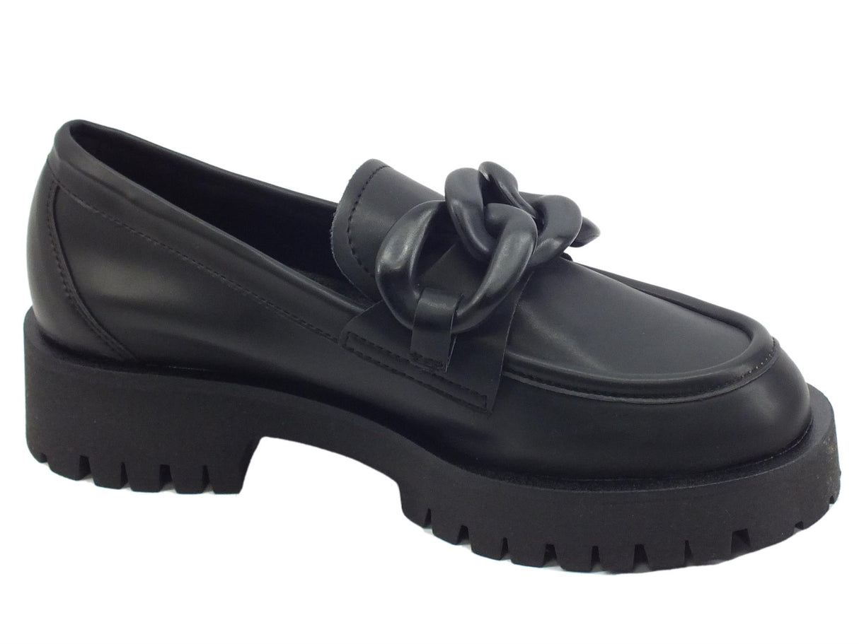 Nacrèe Nacrèe 631023 Spazzolato Nero Mocassini eleganti per Donna modello classico nero