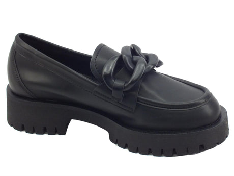 Nacrèe Nacrèe 631023 Spazzolato Nero Mocassini eleganti per Donna modello classico nero