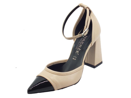 Nacrèe Nacrèe 6859T044 Nude Sandali eleganti per Donna a punta tacco alto Nude