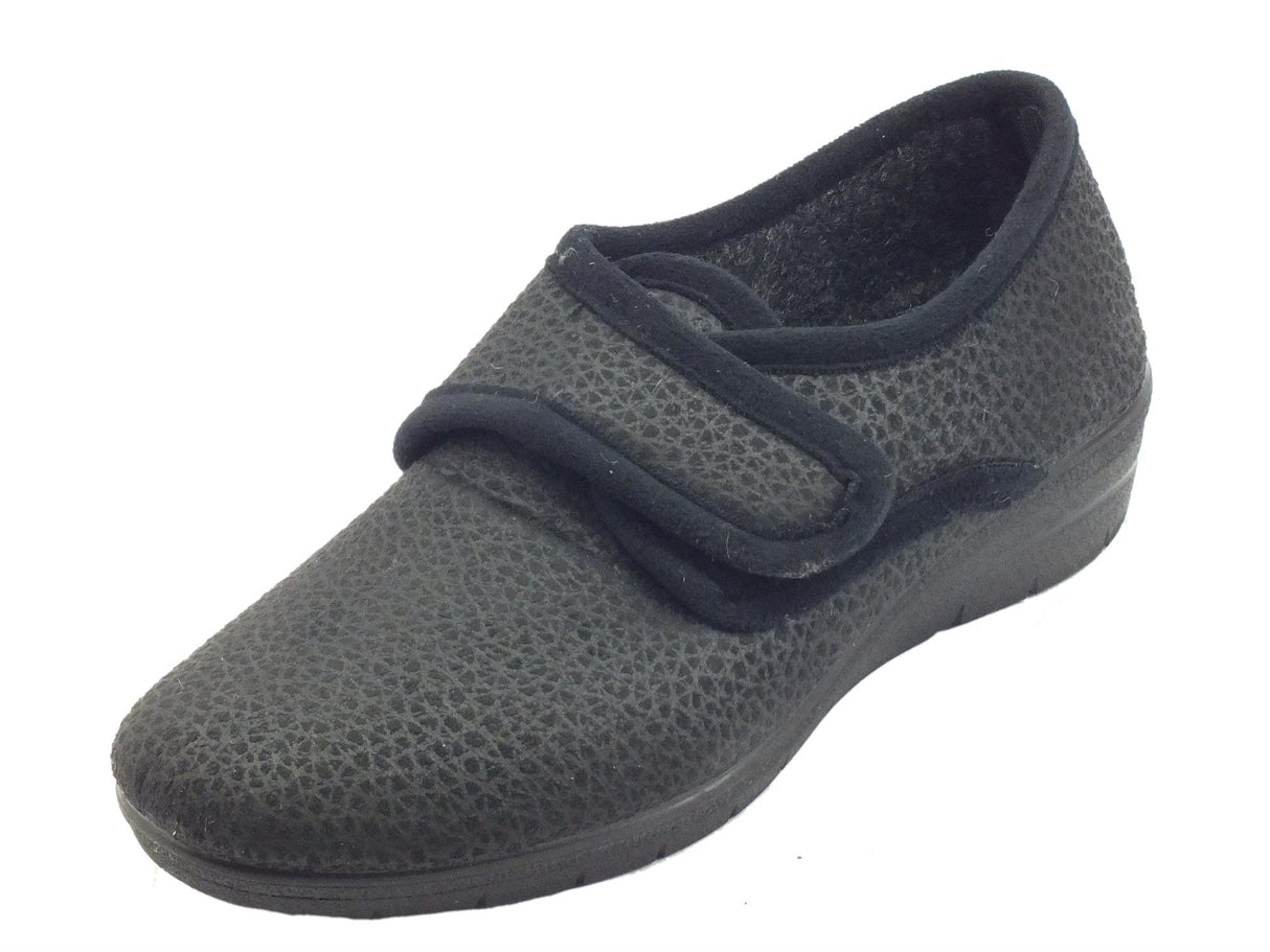 Melluso Melluso PD819 Nero Pantofole per Donna in tessuto nero