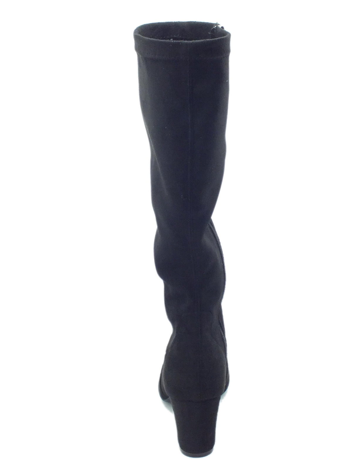 Melluso Melluso Z410B Nero Stivali con tacco per Donna in tessuto elasticizzata nero