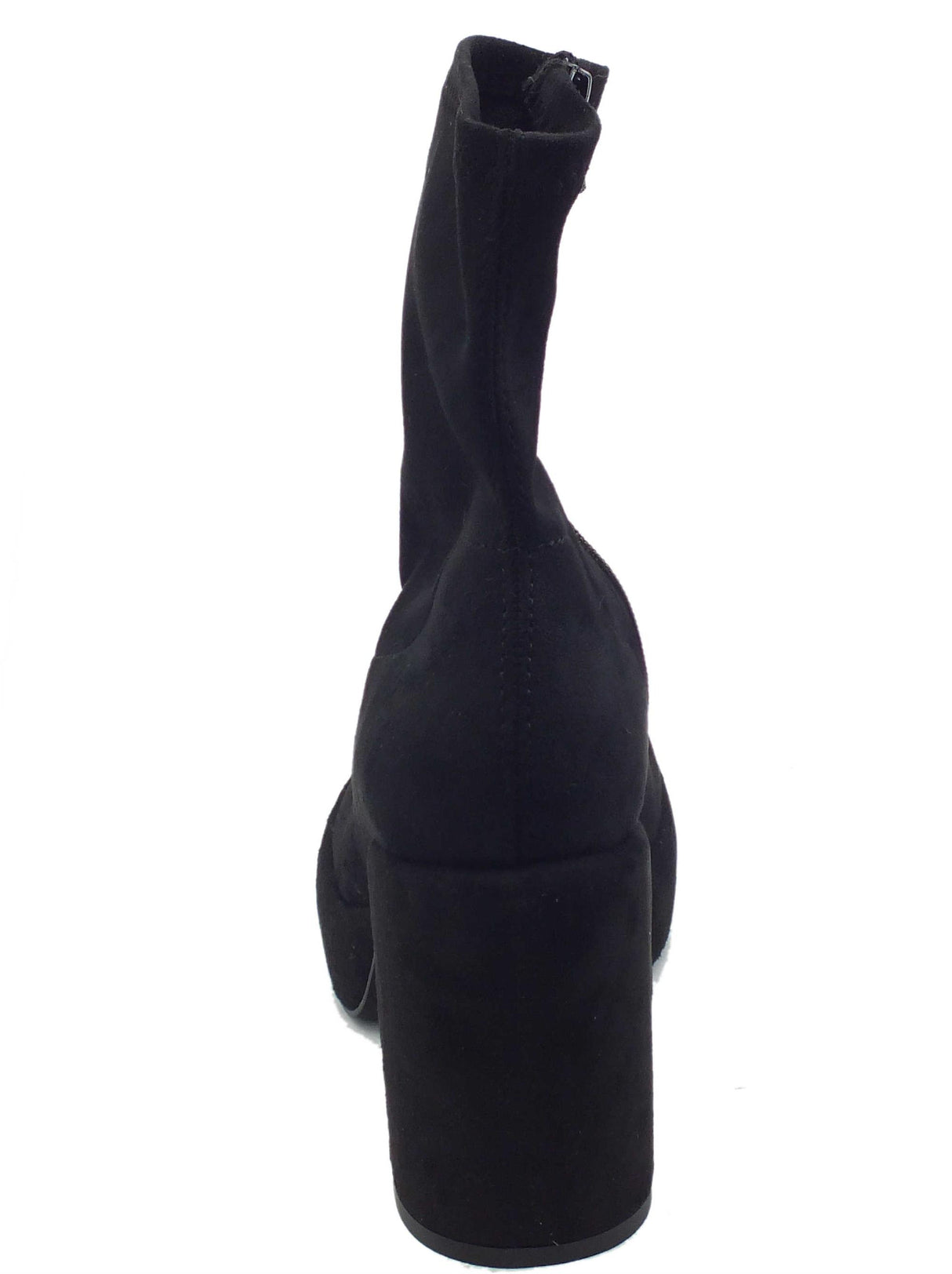 Nacrèe Nacrèe 7227001 Cam Nero Tronchetti accollati in tessuto elasticizzato con tacco alto nero