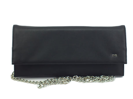 Nero Giardini NeroGiardini E047009D Amur Nero Pochette a portafogli con tracollina per Donna in sintetico nero