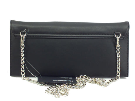 Nero Giardini NeroGiardini E047009D Amur Nero Pochette a portafogli con tracollina per Donna in sintetico nero