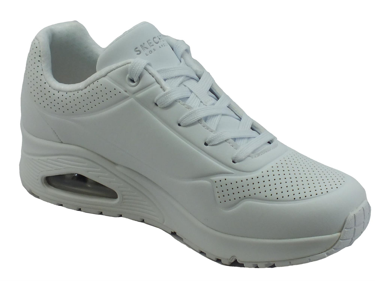 Skechers Skechers 73690 Stand On Air White Scarpe Sportive per Donna in ecopelle White