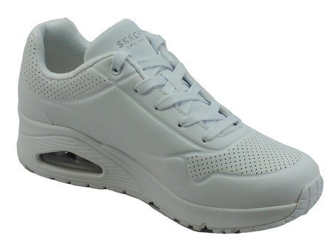 Skechers Skechers 73690 Stand On Air White Scarpe Sportive per Donna in ecopelle White