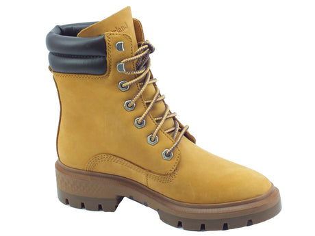 Timberland Timberland 0A5N9S Cortina Valley Nubuck Scarponcini per donna in nabuk giallone giallone