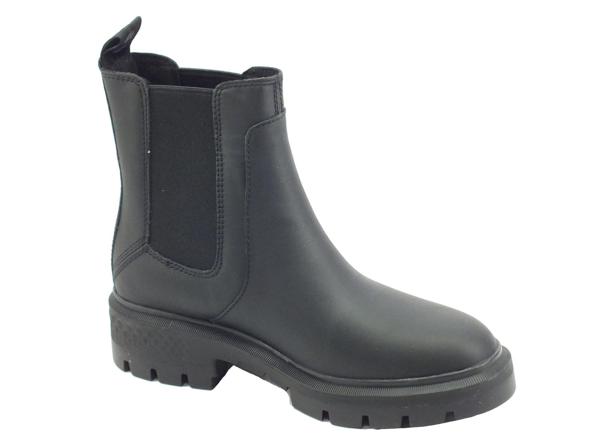 Timberland Timberland 0A5ND7 Cortina Valley Black Scarponcini per Donna modello Beatles in pelle nero
