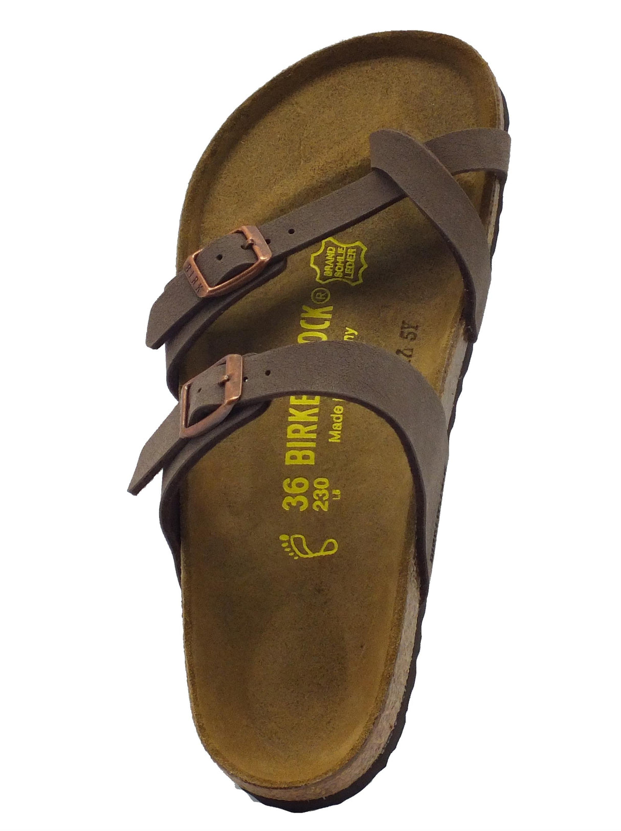Birkenstock Sandali Birkenstock per donna marrone con sottopiede anatomico MOCCA
