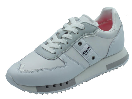 Blauer USA Blauer USA MelRose White Scarpe sportive per Donna in pelle bianco White