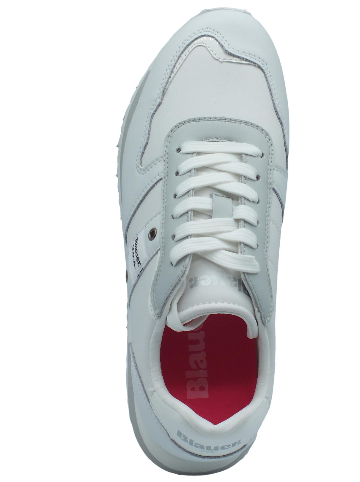 Blauer USA Blauer USA MelRose White Scarpe sportive per Donna in pelle bianco White