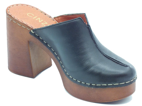 Cinzia Soft Cinzia Soft PQ8235461 Black Sandali con tacco alto e plateau per Donna in pelle Black