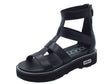 CULT CULT Sandali zeppa bassa Donna CLW329000 Ziggy Black pelle nero Ziggy black