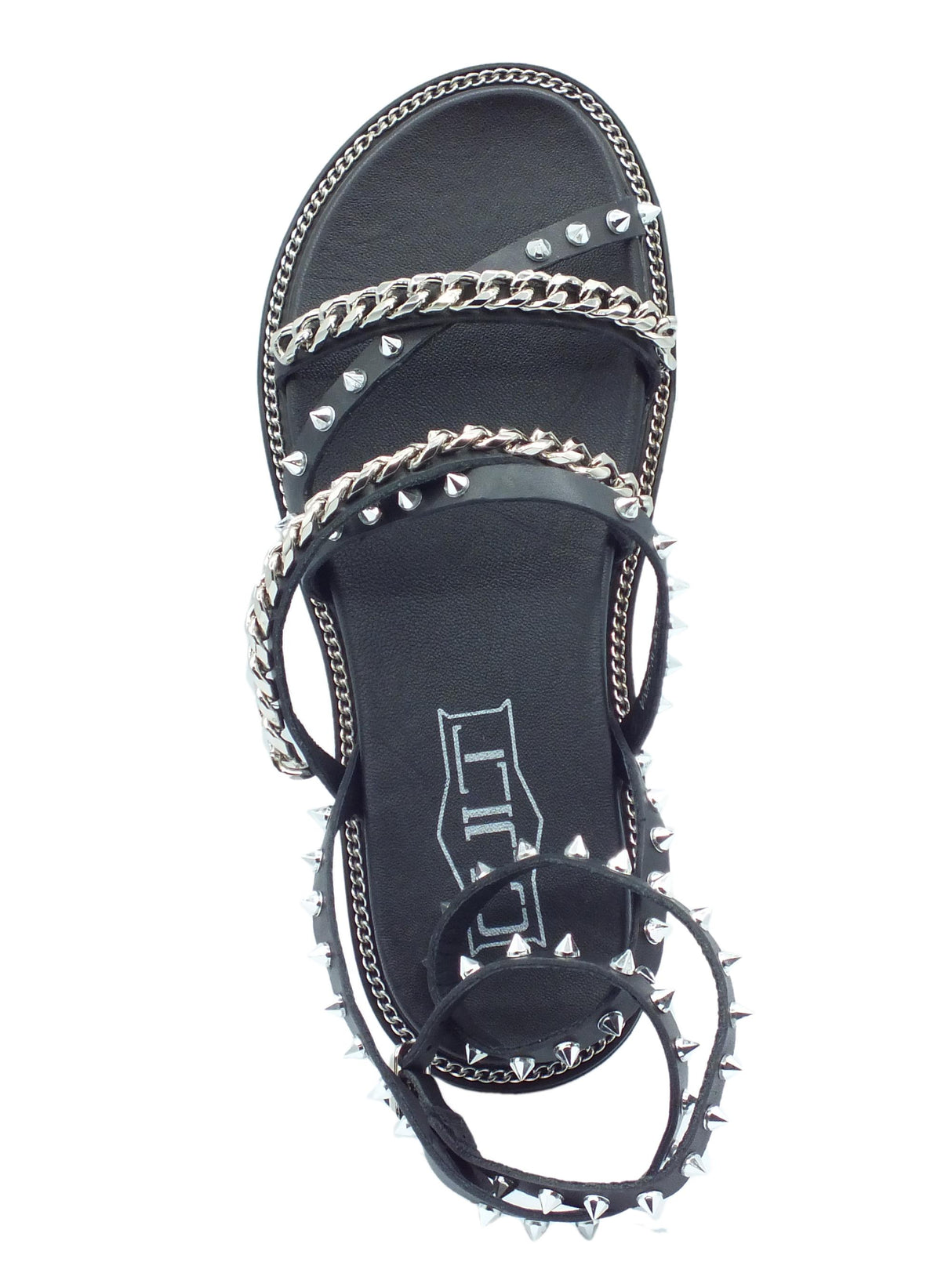 CULT CULT Sandali zeppa bassa Donna CLW388600 Roshelle Black pelle nero Black
