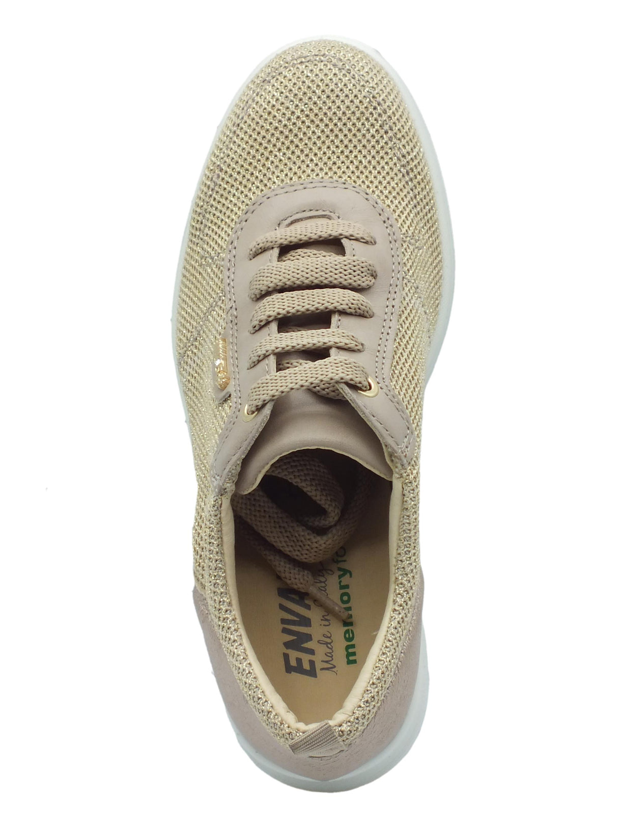 ENVAL Soft ENVAL Soft 3755522 Beige Sneakers Confort per Donna in tessuto zeppa interna alta Beige