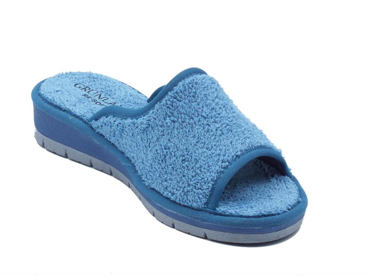 Grunland Grunland DOLA CI1317 Avio Pantofole per Donna in spugna Avio