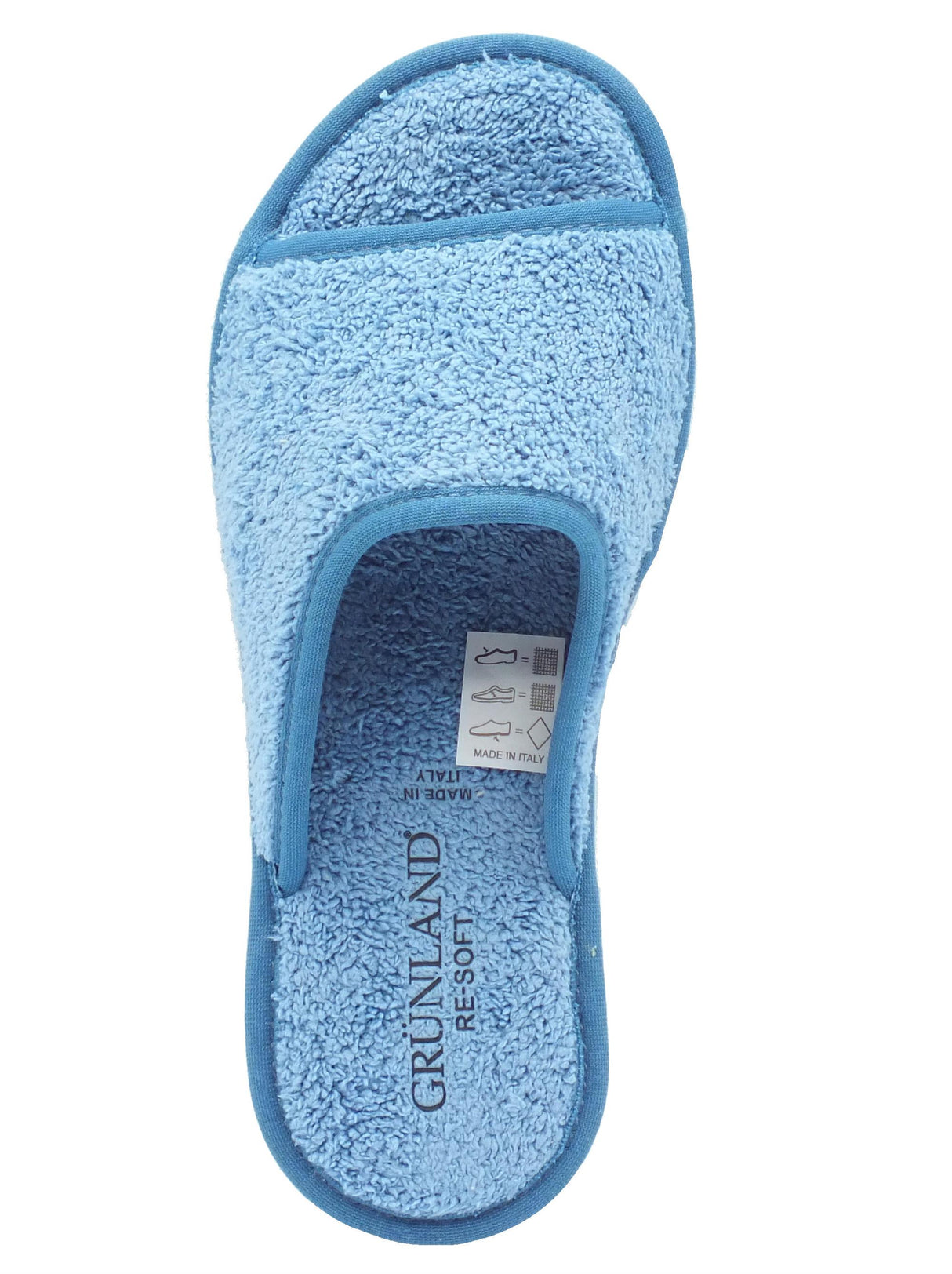 Grunland Grunland DOLA CI1317 Avio Pantofole per Donna in spugna Avio