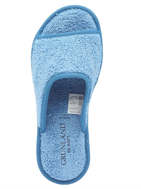 Grunland Grunland DOLA CI1317 Avio Pantofole per Donna in spugna Avio