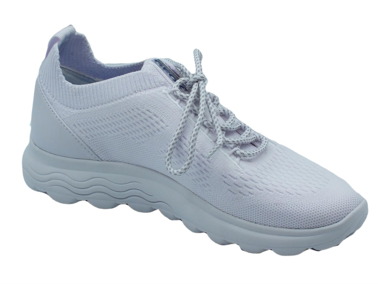 Geox Geox D15NUA Spherica White Scarpe Sportive per Donna in tessuto White