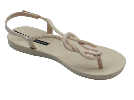 Ipanema Ipanema 83247 Trendy Fem Beige Infradito per Donna in gomma con fibietta di regolazione Beige