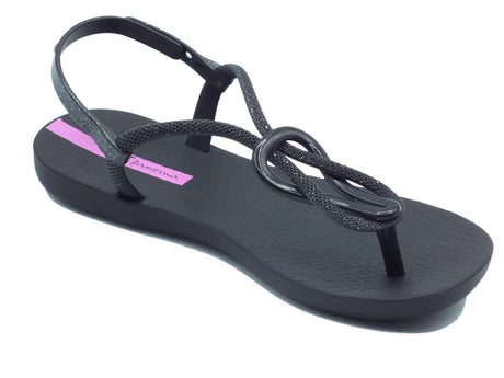 Ipanema Ipanema 83247 Trendy Fem Black Infradito per Donna in gomma con fibietta di regolazione Black