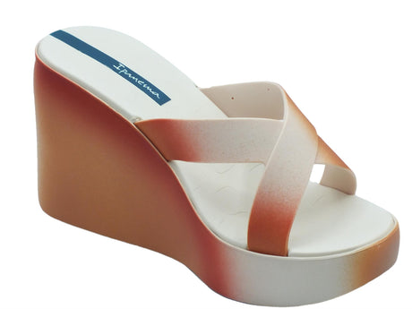Ipanema Ipanema 83423 Colore Fem Beige Brown Sandali per Donna in gomma con zeppa alta Beige Brown
