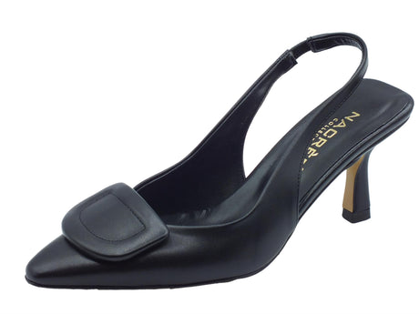 Nacrèe Nacrèe 396033 Cap Nero Sandali eleganti per Donna a punta tacco alto Cap Nero