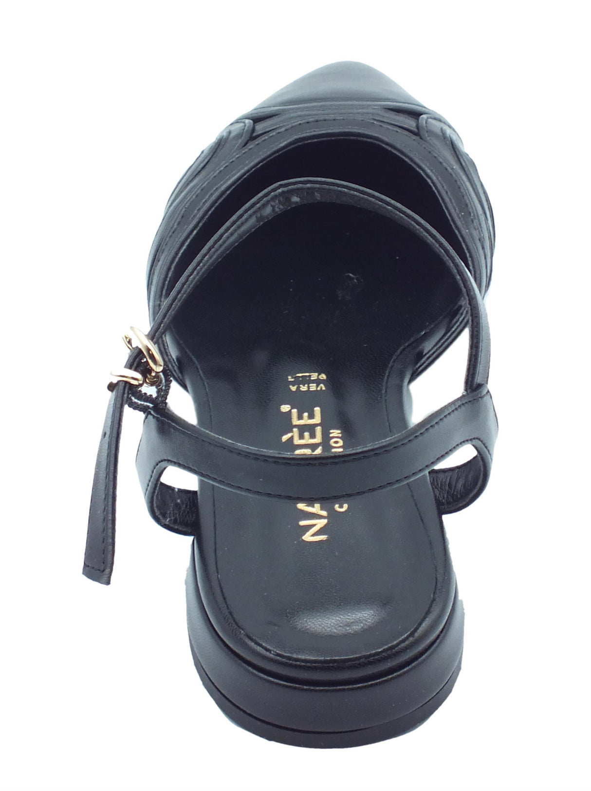 Nacrèe Nacrèe 521T011 Cap nero Sandali ballerine a punta per Donna in ecopelle cap nero