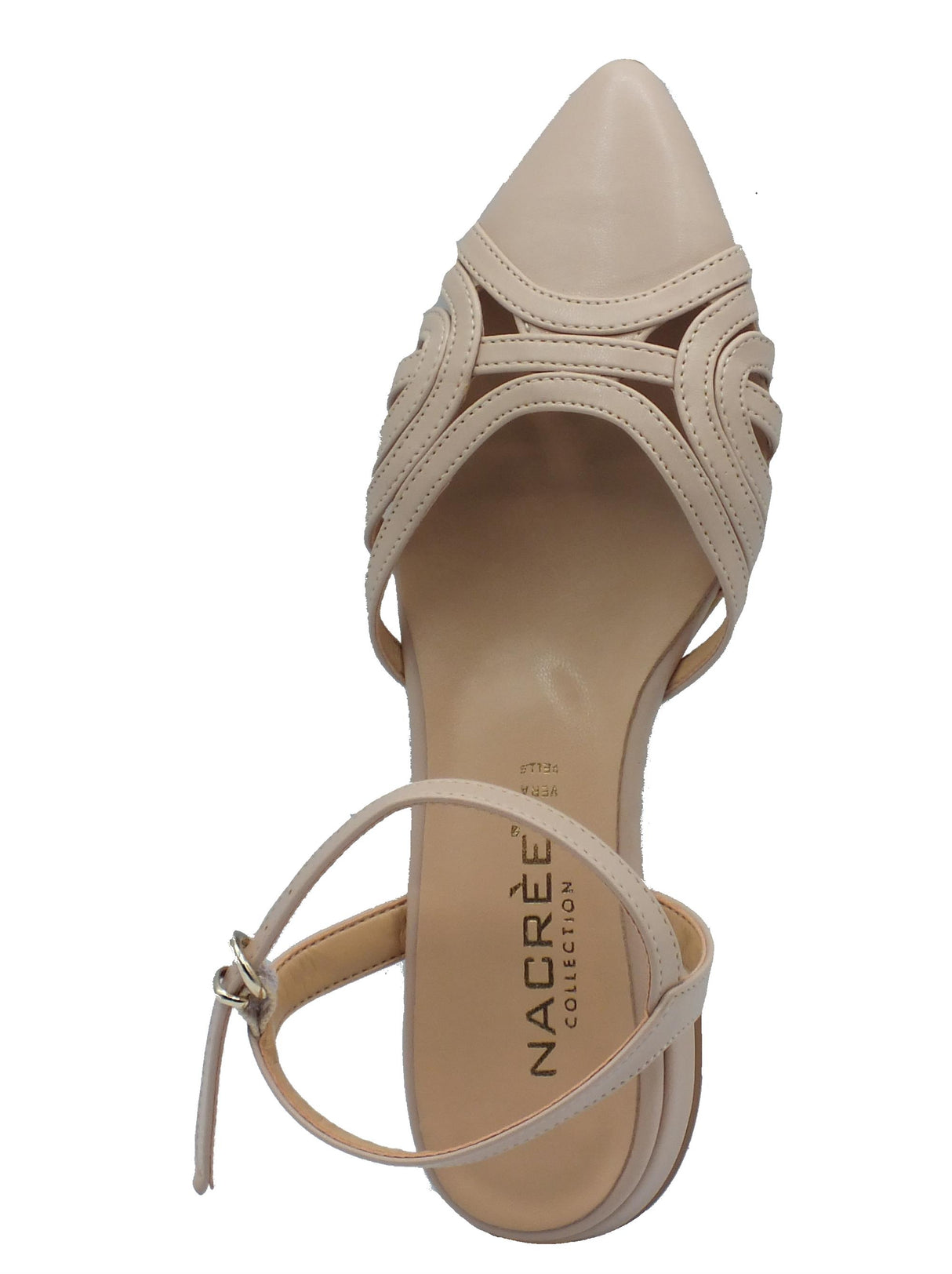 Nacrèe Nacrèe 521T011 Cap Nure Sandali ballerine a punta per Donna in ecopelle rosa