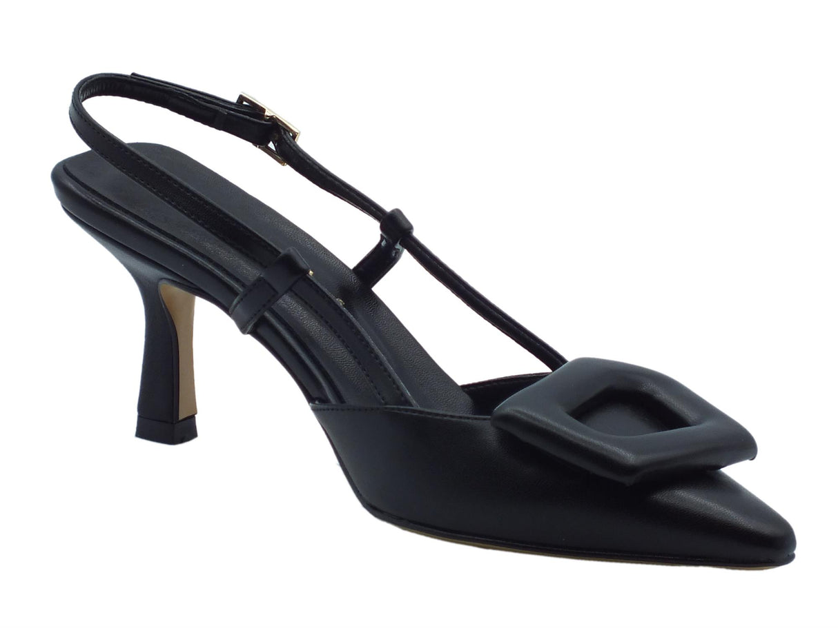 Nacrèe Nacrèe 396049 Cap Nero Sandali eleganti per donna tacco medio Nero