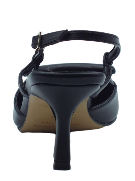 Nacrèe Nacrèe 396049 Cap Nero Sandali eleganti per donna tacco medio Nero