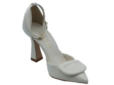 Nacrèe Nacrèe 410M021 Cap Burro Decoltè a punta con fibietta per Donna con tacco alto Burro