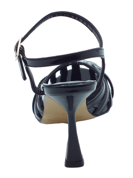 Nacrèe Nacrèe 4858006 Vern Nero Sandali eleganti per Donna in vernice con tacco alto vern nero