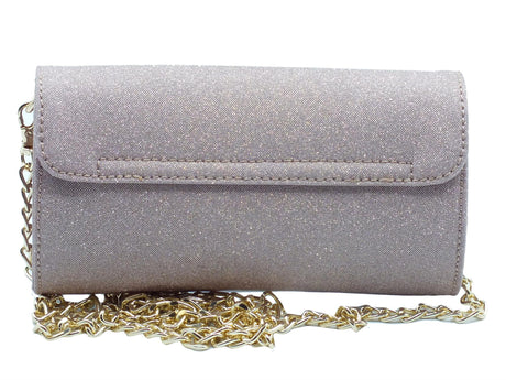 Nero Giardini NeroGiardini E343007DE Microglitter rosa Pochette tracollina elegante cerimonia Donna brillantinata rosa