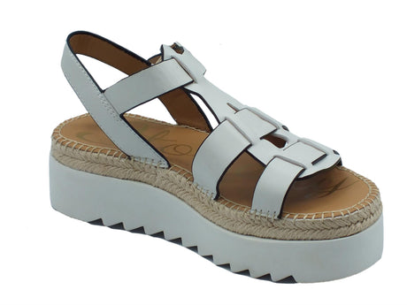 Stonefly Stonefly 219330 Ariel 2 Calf Birch White Sandali estivi per Donna in pelle Second Skin White